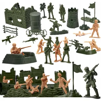 Figurka Sada figurek Vojenská základna vojáčci 114 ks