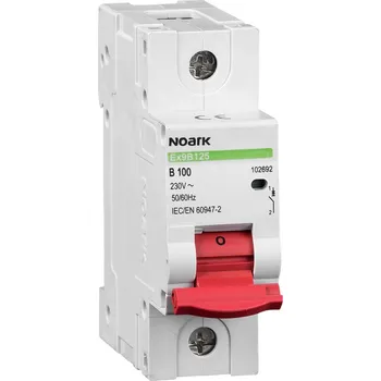 modulární přístroj a rozvaděč Noark 102707 Instalační jistič Ex9B125 1P D32A