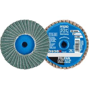 Brusný kotouč Pferd 42719508 | Rychloupínací disk 50 mm, Z 80, CD, COMBIDISC - Mini-POLIFAN