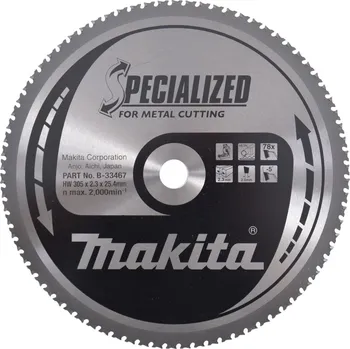 Pilový kotouč MAKITA Kotouč pilový ocel SPECIALIZED 305x2.3x25.4mm 78Z
