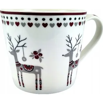 Hrnek Dakls vánoční porcelánový 400 ml