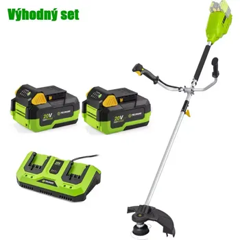 Křovinořez AKU Křovinořez FIELDMANN FZS 70705-0 2x20V + 2x Akumulátor FDUZ 79040 + Nabíječka FDUZ 79110