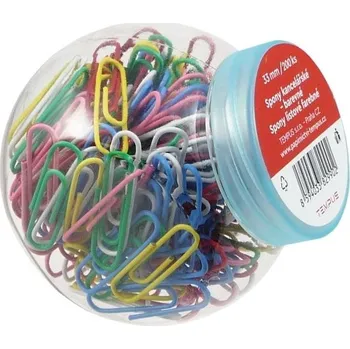 Spona do sešívačky Spony kancel.Tempus barevné 33mm 200ks v dóze
