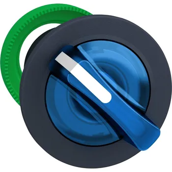 vypínač Schneider Electric ZB5FK1263 Zapuštěné provedení, Otočný ovládač prosvětlený, Modrý, 2 pozice pevné