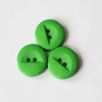 Knoflík 94329 Knoflík 211398 zelený - Zelená, 14 mm