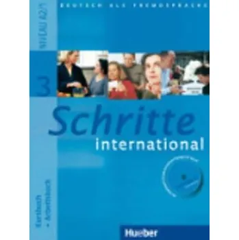 Německý jazyk Schritte international 3: Kursbuch + Arbeitsbuch mit Audio-CD