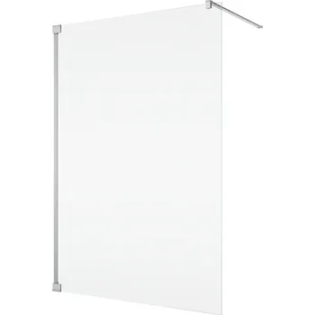 Ronal Bathrooms (Sanswiss) Pevná stěna Ronal Cadura samostatná s vyrovnávacím profilem 1100 x 2000 mm, aluchrom/sklo Shade