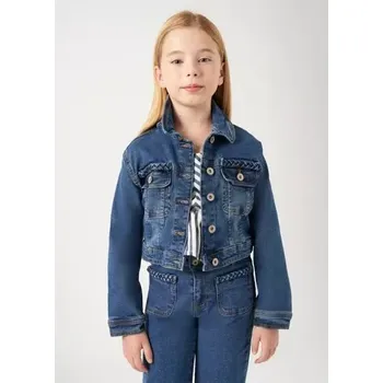 Dívčí jeans bunda Mayoral 6460-49 modrá velikost 128