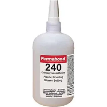Průmyslové lepidlo PERMABOND 240 vysoce viskózní kyanoakrylátové vteřinové lepidlo 500g