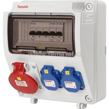 Rozvaděč Famatel v160-6kA - ZSF20100000.0 /3957 Zás.skříň IP44 jištěná bez chrániče