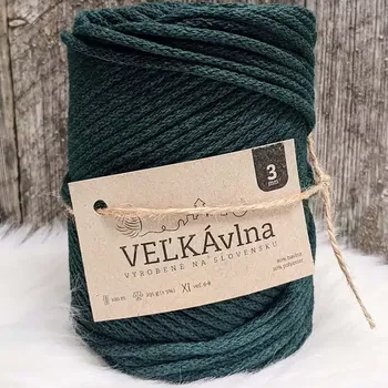 Příze Velká vlna Špagát 3mm Monstera (Špagátová příze 3mm Monstera)