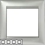 Legrand 770154 VALENA rámeček 4p hor. hliník