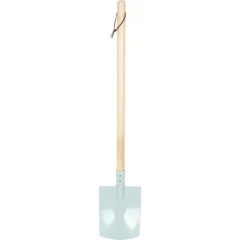 Dřevěná hračka Small Foot Rýč rovný modrý