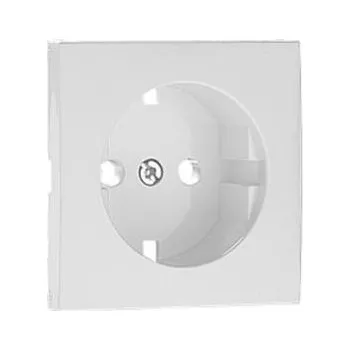 Elektrická zásuvka ELKO EP 90631 TBR - bílá Kryt zásuvky Schuko