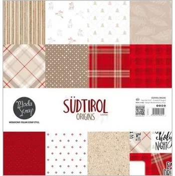 Moda Scrap sada papírů 12x12" - Südtirol Origins