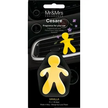 Vůně do auta CESARE MR&MRS Vanilla panáček do auta - 1 ks
