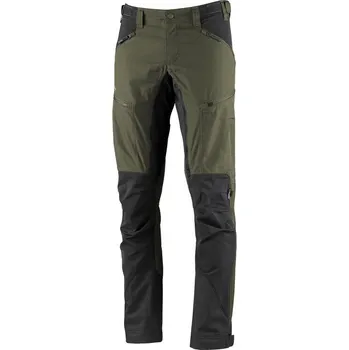 Pánské kalhoty Pánské kalhoty Lundhags Makke Stretch Hybrid Hiking - Forest Green Velikost: 56