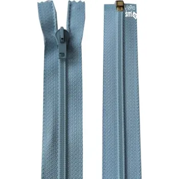 Zip zip SV.MODRÝspirál/nikl.jezdecNO1 5009XX - Sv.modrá, 50cm