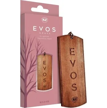 Vůně do auta K2 Dřevěná vůně do auta EVOS MADAM, závěsná