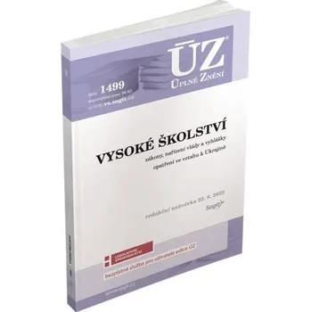 Učebnice ÚZ 1499 Vysoké školství