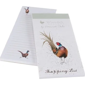 Blok Nákupní seznam s magnetem "Pheasant" Wrendale Designs – bažant