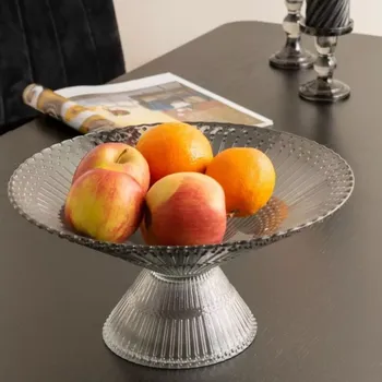 Mísa Prance sklo velká 35cm černé Present Time (Barva-černá, sklo)