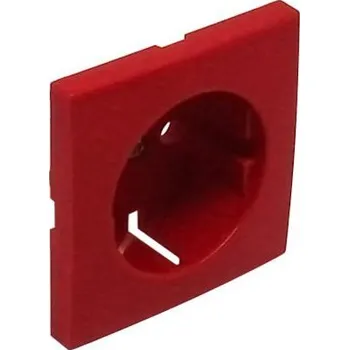 Elektrická zásuvka ELKO EP 90631 TVM - červená Kryt zásuvky Schuko