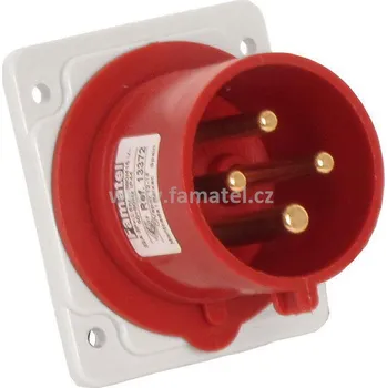 Elektrická zásuvka Famatel 13372 Přívodka vestavná IP44/400V/32A/4P 6h, přímá - SpeedPRO
