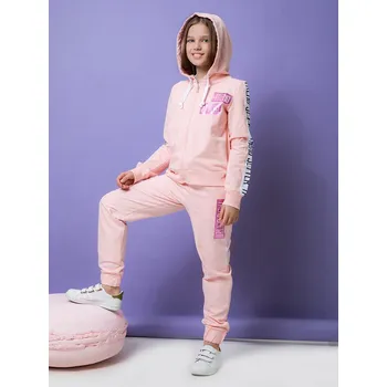 Dívčí mikina Dívčí mikina s kapucí Trend Setter - růžová 140