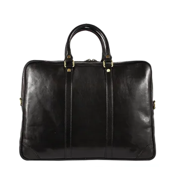 Pánská aktovka NovaKabelka.cz Kožená aktovka Alano Nero