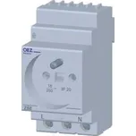 OEZ OEZ:37291 Soklová zásuvka ZSE-06 In 16 A, Ue 230 V a.c., s ochranným kolíkem, přívod zespodu, přívod seshora, šířka 2,5 modu