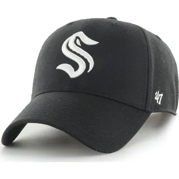 Pokrývka hlavy 47 Brand Pánská Kšiltovka Seattle Kraken '47 MVP SNAPBACK, 2020/2021, černá