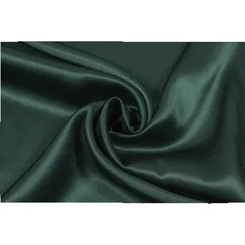 Hedvábný satén, tmavě zelený