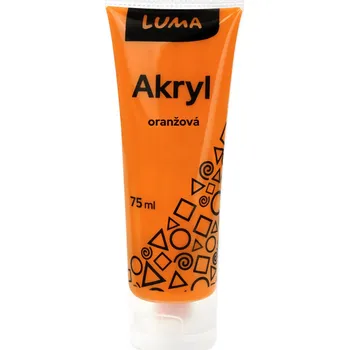 Speciální výtvarná barva Barvy akrylové 75ml, oranžová