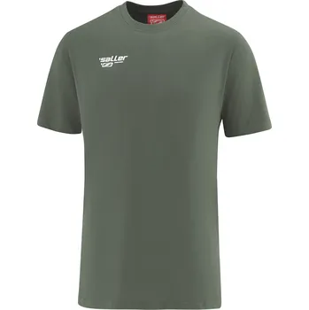 Saller ESSENTIAL Bavlněné triko BARVA: 216 olivová, Velikost: XS Pohodlné bavlněné tričko s logem pro sport i volný čas