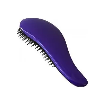 kartáč na vlasy Kartáč rozčesávací detangler fialový s rukojetí