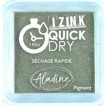 Výtvarná sada Razítkovací polštářek IZINK Quick Dry rychleschnoucí - šedý
