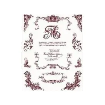 Dětské razítko Gelová razítka - Písmeno "A" + girlandy