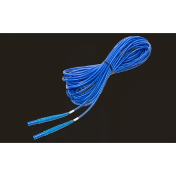 elektrický kabel Sonel 10 m modrý kabel 1 kV U2 (banánkové zástrčky)