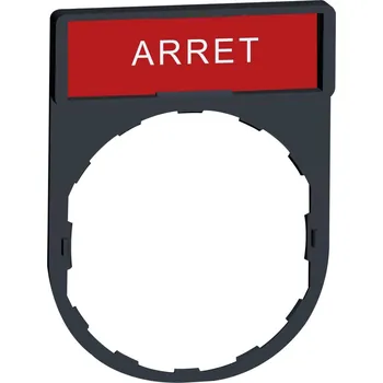 Schneider Electric ZBY2104 Nosič štítků 30x40 mm pro štítek 8 x 27 mm