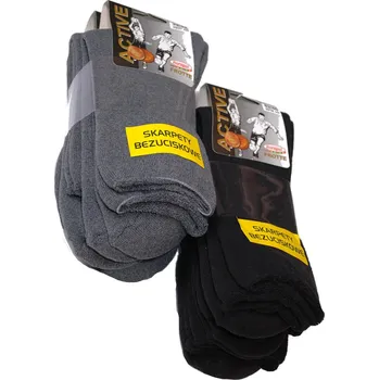 Pánské ponožky Netlačící pánské ponožky Bornpol Active frotte A'3 džínovina 39-42