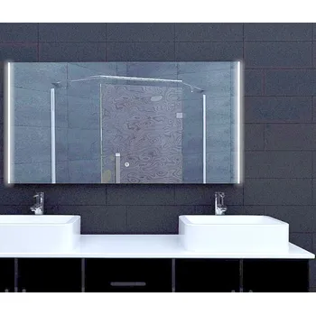 Zrcadlo Besteco Koupelnové LED Zrcadlo Hela 120x62 cm s Duálním Osvětlením (4000K/6000K) a Dotykovým Spínačem