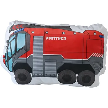 Dekorativní polštářek Tvarovaný polštář 47x29cm - Hasiči Panther