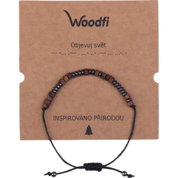 Náramek "Objevuj svět" - Náramek se vzkazem v morseovce