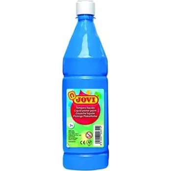 Výtvárné potřeby JOVI temperová barva 1000ml v lahvi modrá