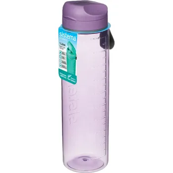 Láhev Láhev Sistema Hydrate Tritan Flip Top 1 l Barva: fialová