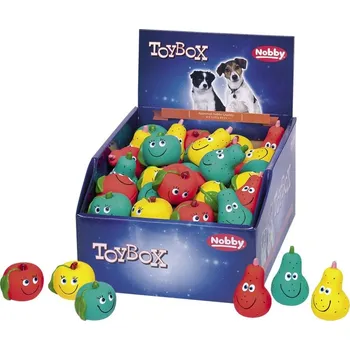 Hračka pro psa Nobby Toy pes hračka ovoce mix 5-6cm