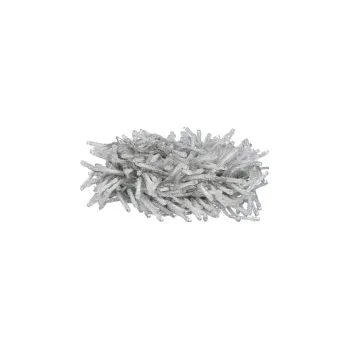 Vánoční dekorace Tesla - dekorativní řetěz, AMBER, 400LED, 8m + 5m kabel, 230V, 8 funkcí, IP44, transparentní