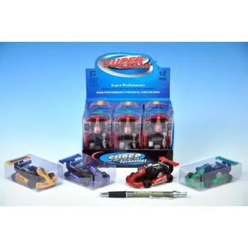 Hračka Teddies Auto motokára plast 9cm asst 4 barvy 12ks v boxu