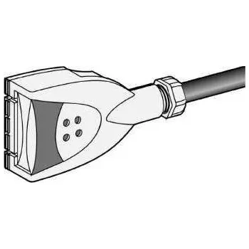 Elektrická zásuvka Schneider Electric KBC10DCC211 10A vývodní konektor